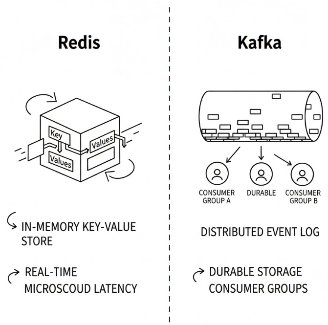 Redis vs Kafka: Which One for Real-Time Systems?