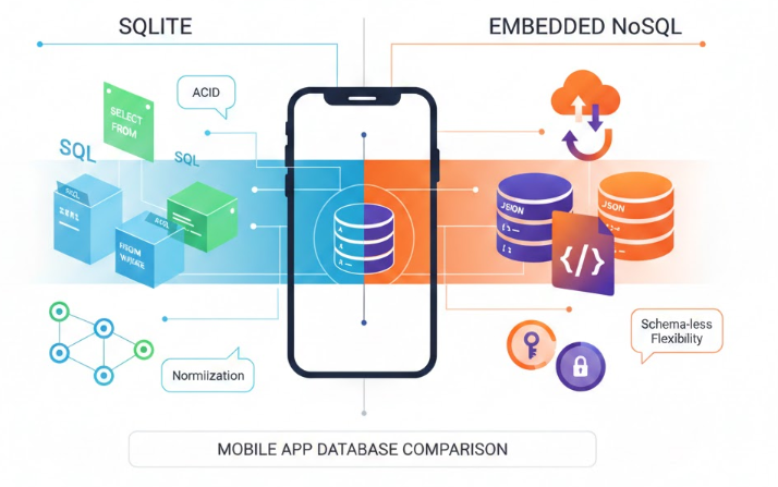SQLite vs Embedded NoSQL: How Modern Mobile Apps Store Data Offline