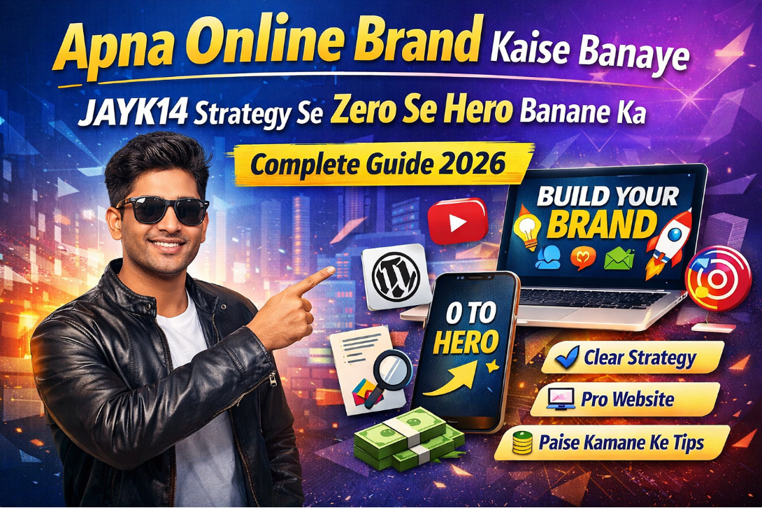 🚀 "Apna Online Brand Kaise Banaye: JAYK14 Strategy Se Zero Se Hero Banane Ka Complete Guide (2026)"