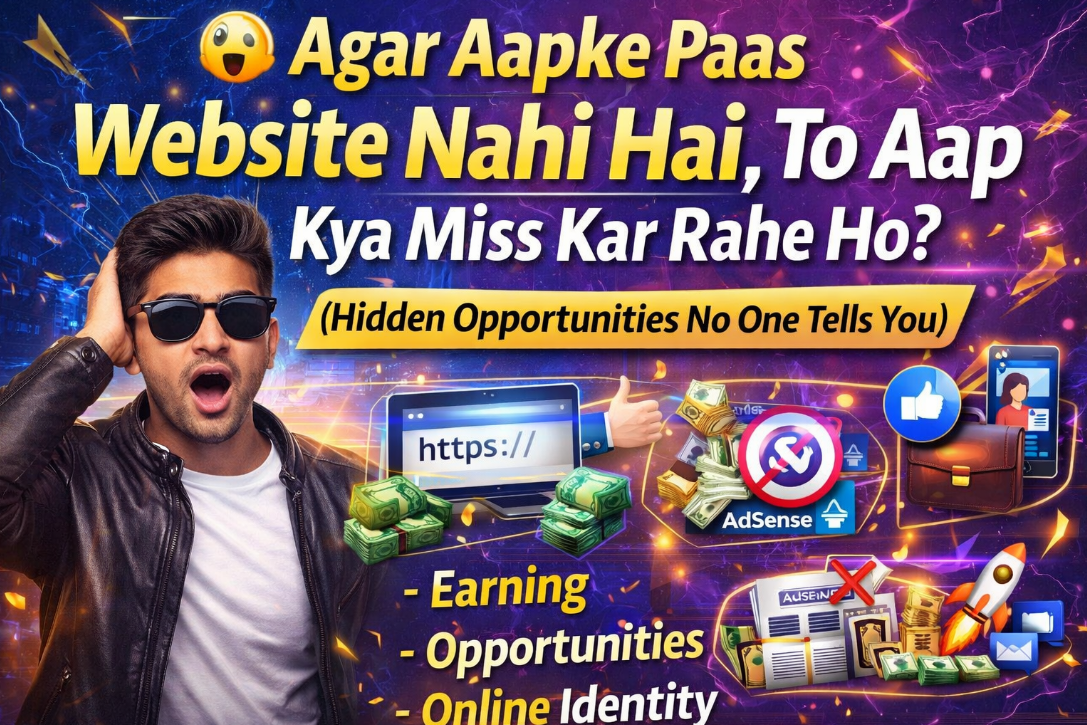 "Agar Aapke Paas Website Nahi Hai, To Aap Kya Miss Kar Rahe Ho? (Hidden Opportunities No One Tells You)"