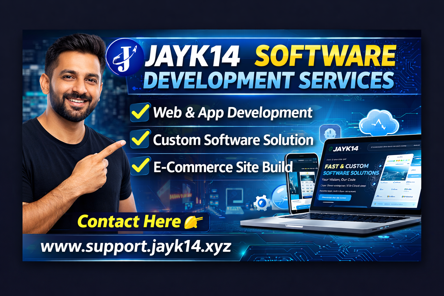 Software Development Services (Web + App + E-Commerce)