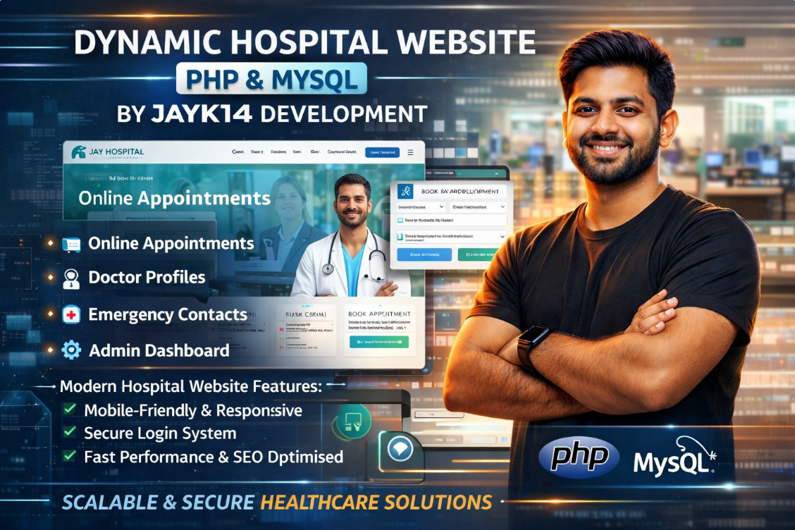 Dynamic Hospital Website (PHP/MySQL)